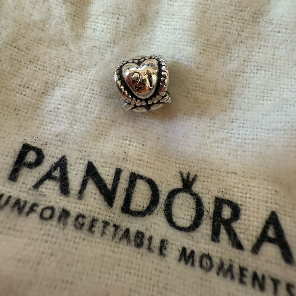 Pandora heart 21st birthday charm